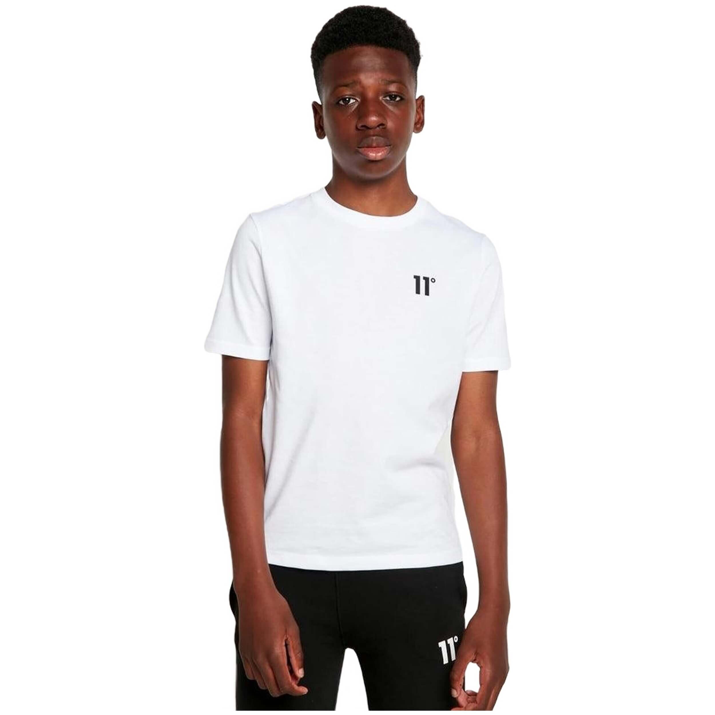 T-shirt 11 degrees modèle 11DJ3224-002 pour unisexe enfants 1/3