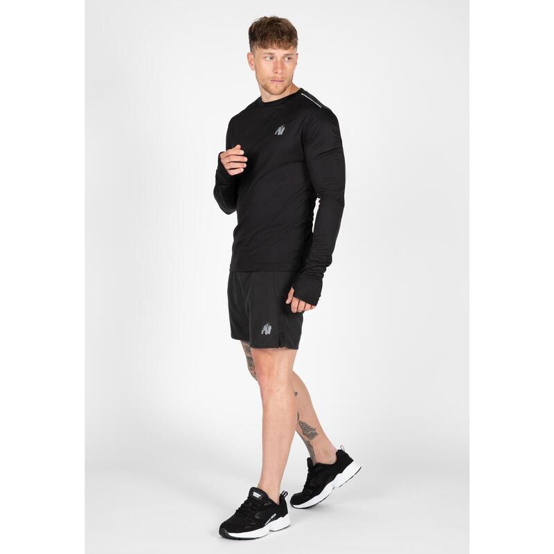 Koszulka fitness męska Gorilla Wear USA Washington z długim rękawem