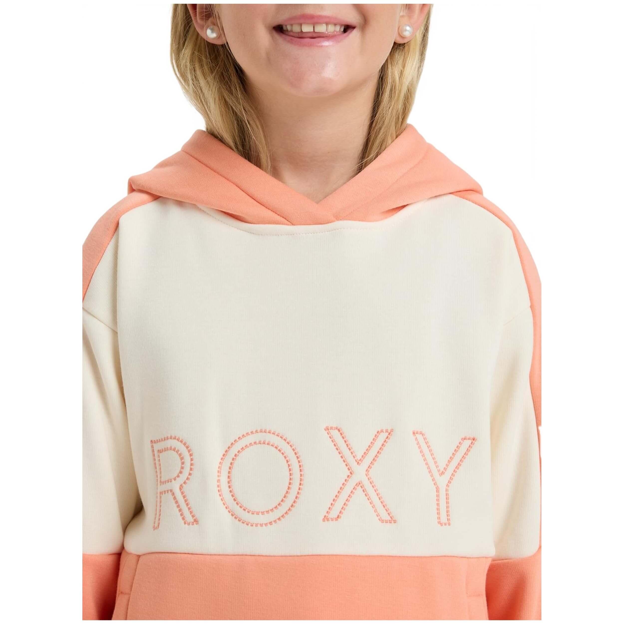 Felpa con cappuccio Roxy modello ERGFT03940-KVJ0 per ragazze 2/5