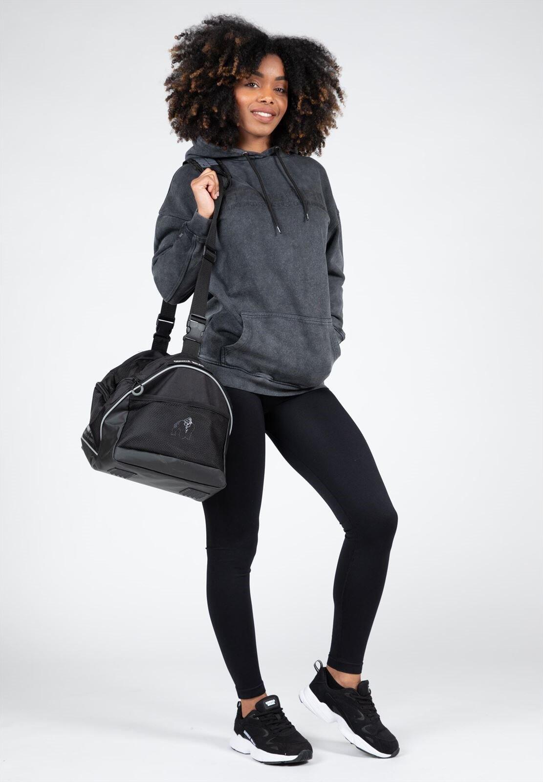 Crowley WoUomo Felpa con cappuccio oversize - Washed Grau 2/7
