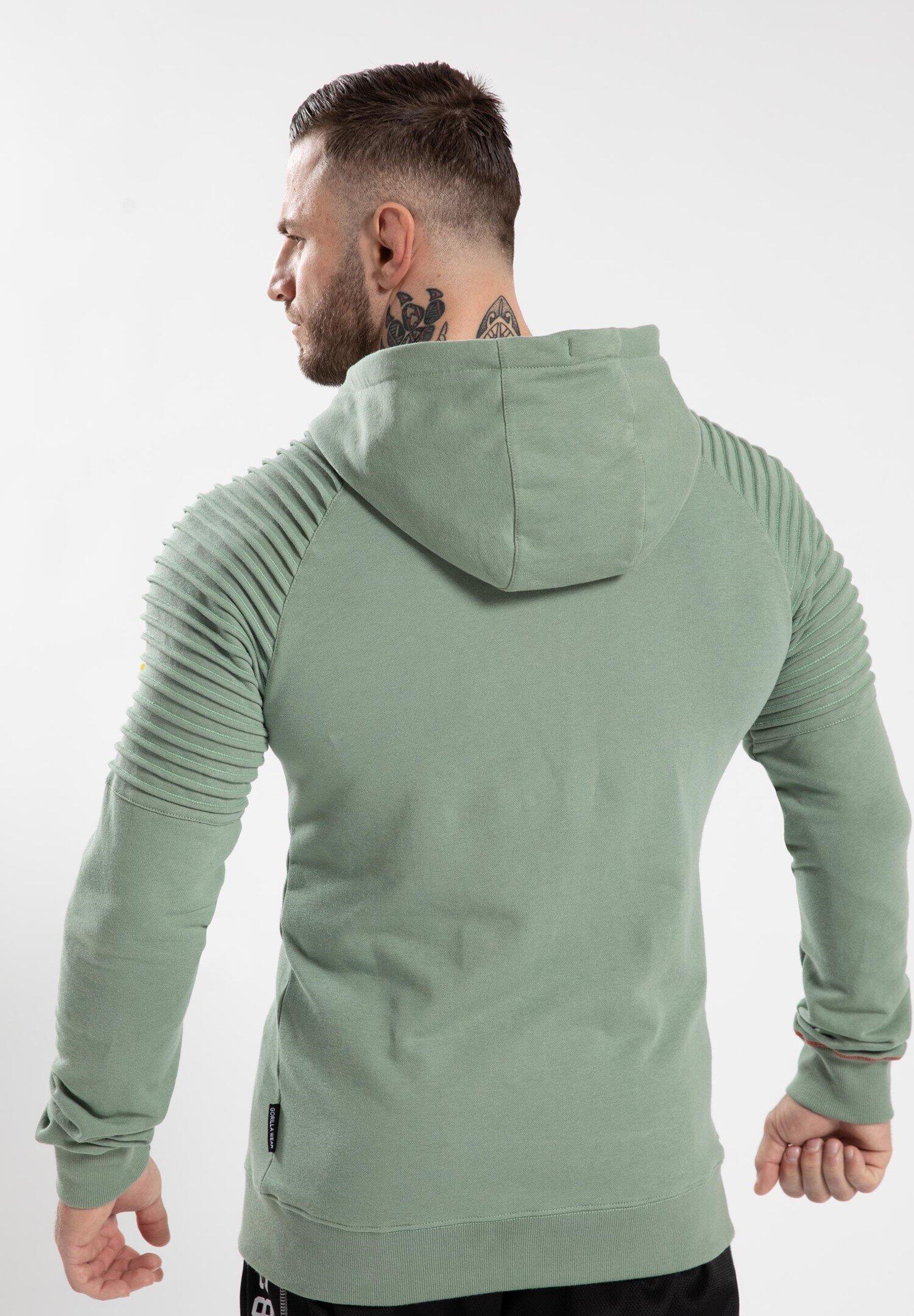 Georgia Felpa con cappuccio con zip - Verde 2/7