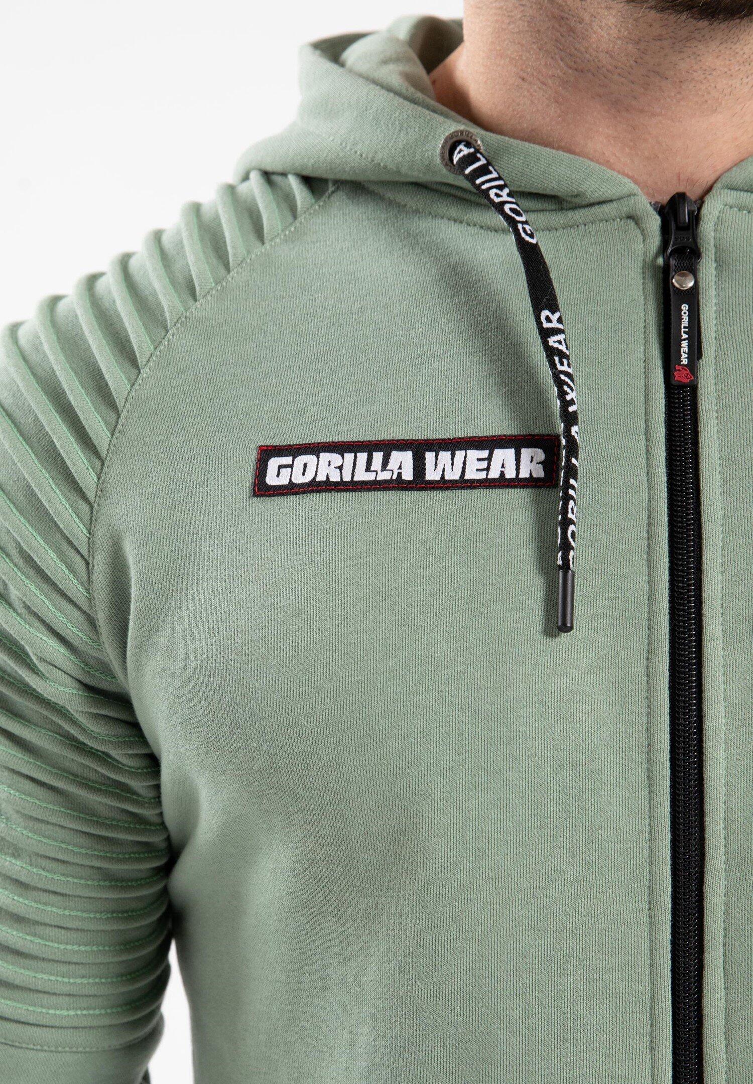 Georgia Felpa con cappuccio con zip - Verde 4/7