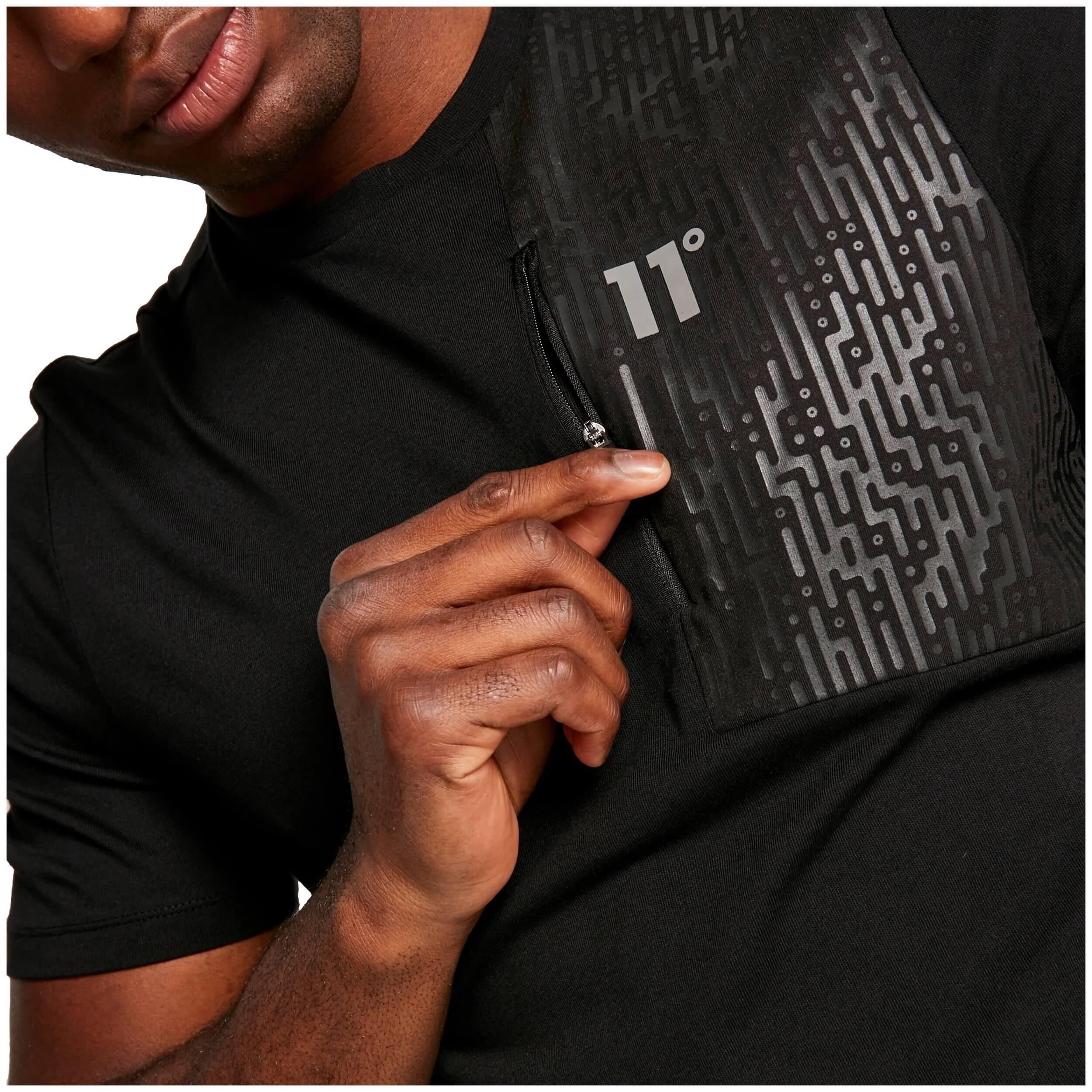 T-shirt 11 degrees modèle 11D1338-001 pour unisexe 4/4