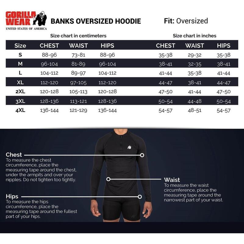 Banks Oversized Hoodie - Zwart/Geel