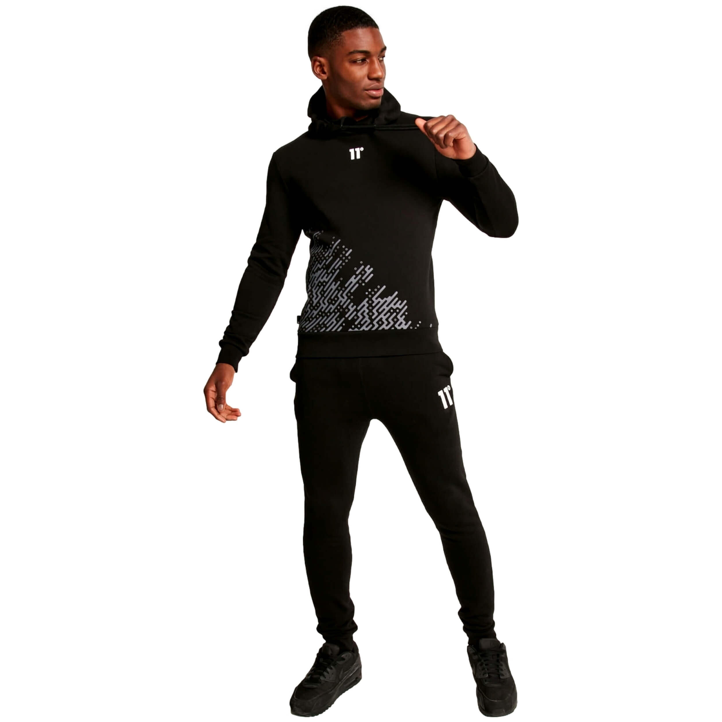 Sweat à capuche 11 degrees modèle 11D1350-001 pour unisexe 4/5