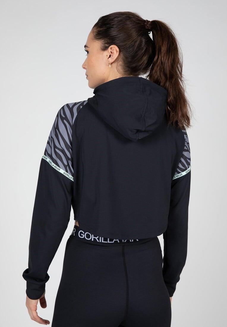 Zion Cropped Felpa - Nero 2/7