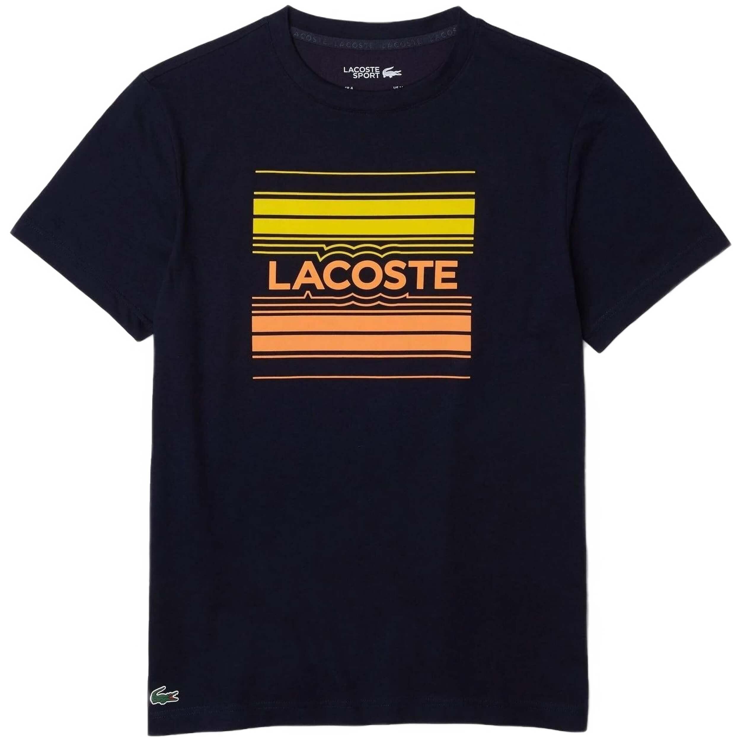 LACOSTE T-shirt Lacoste Sport Stylized Logo Print para homem