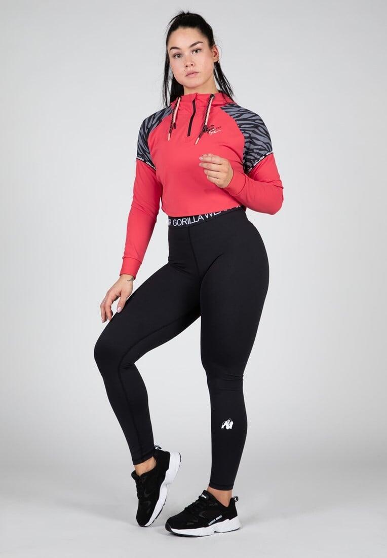 Zion Cropped Kapuzenpullover - Rot 3/7