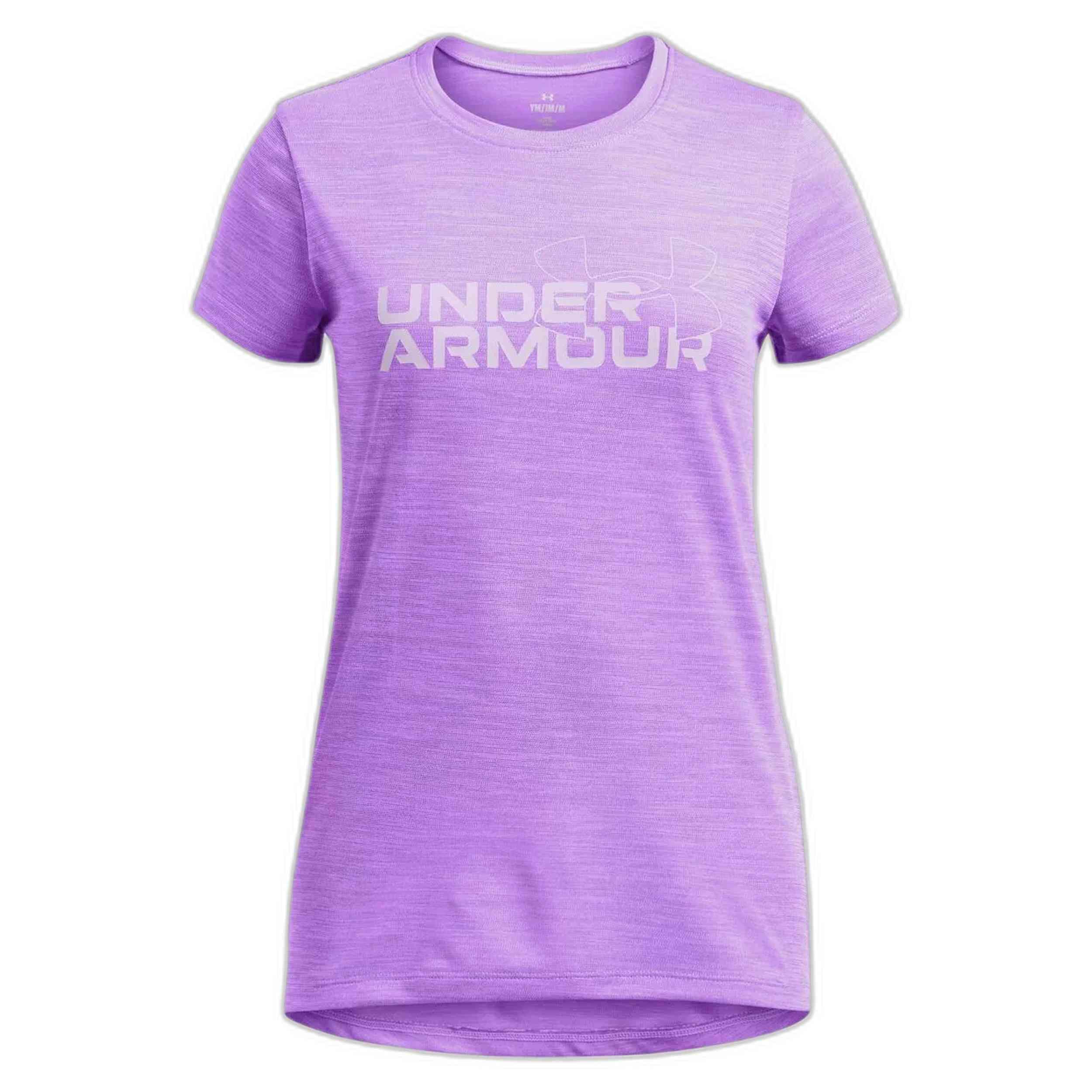 T-shirt Under armour modèle 1386858-525 pour femmes 1/2