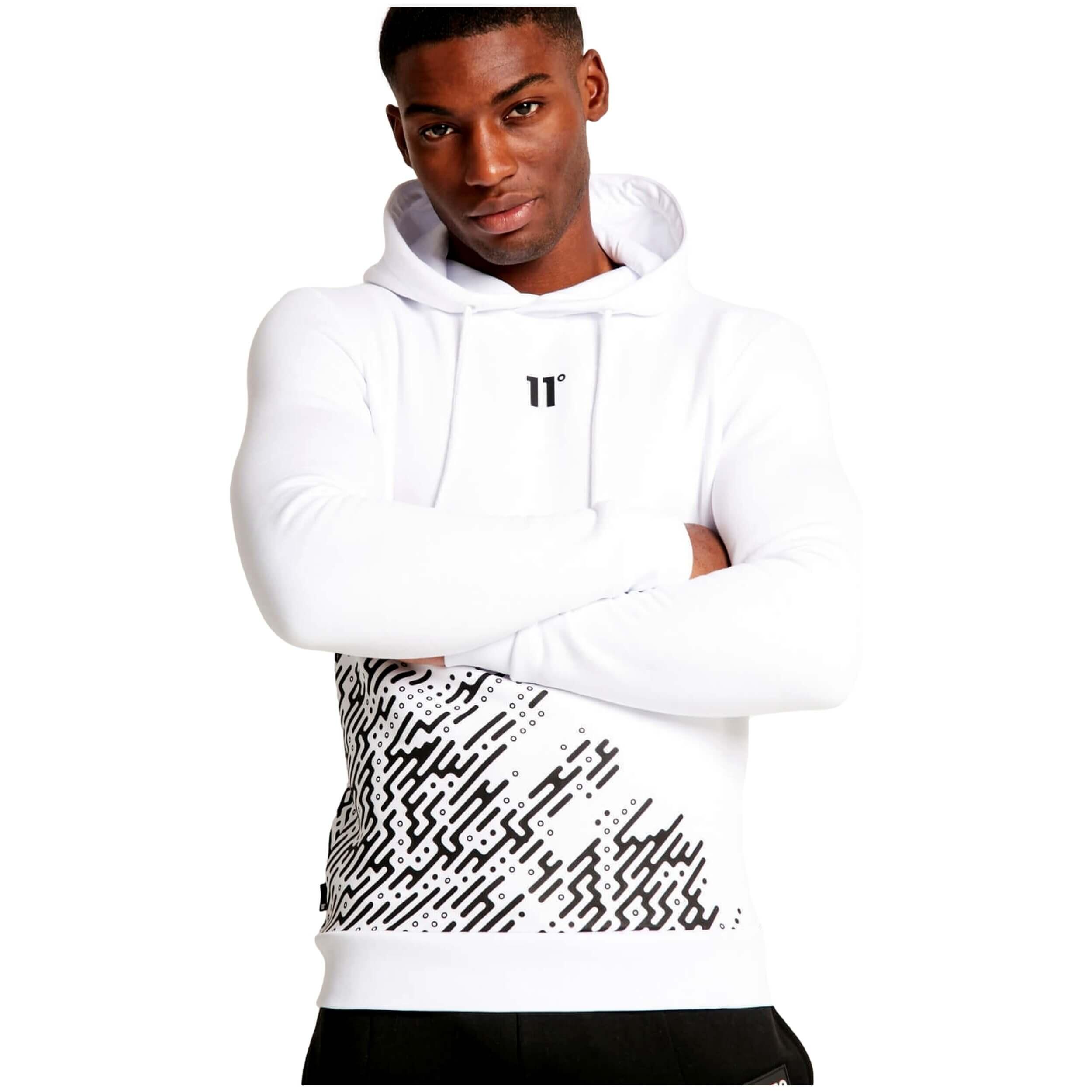 Felpa con cappuccio 11 degrees modello 11D1350-002 per unisex 2/5