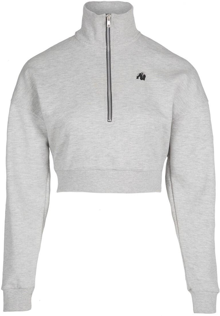 Ocala Cropped Sweat-shirt à demi-zip - Grau 5/6