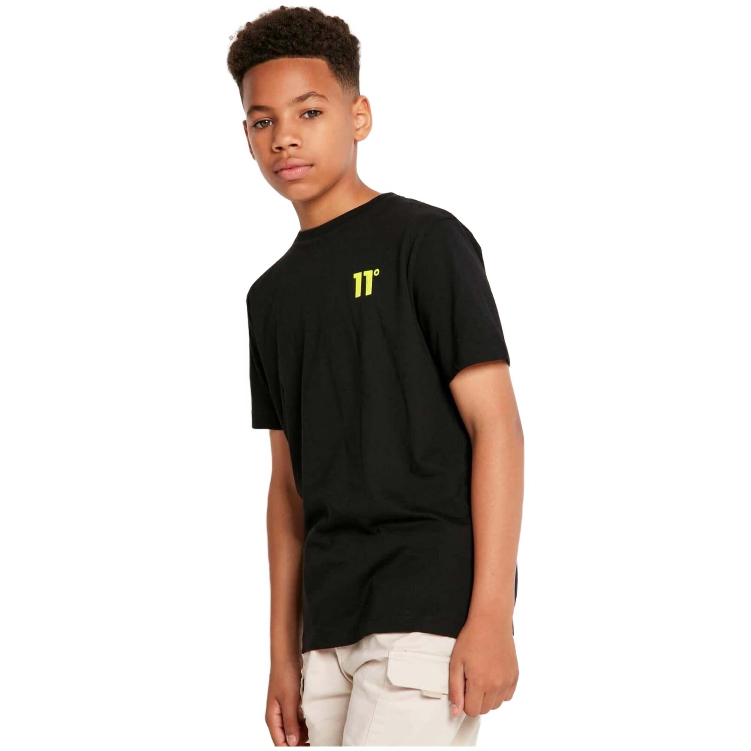 T-shirt 11 degrees modèle 11D120-001 pour unisexe enfants 2/5