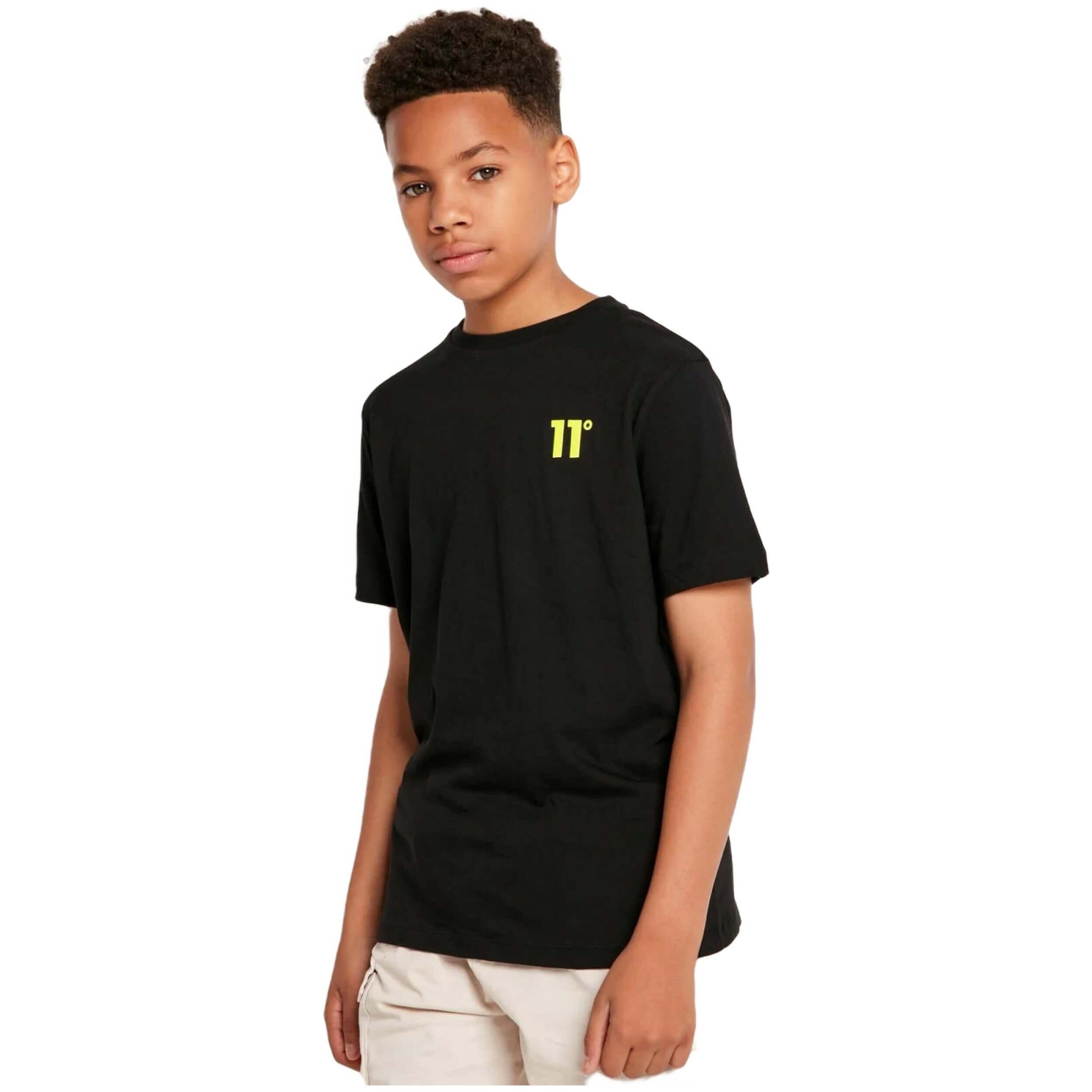 T-shirt 11 degrees modèle 11D120-001 pour unisexe enfants 1/5