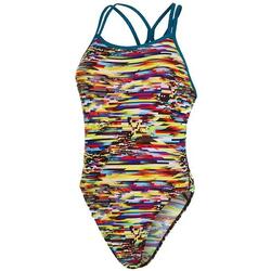 Maillot de bain Speedo Digi Interference Allover Starback pour femmes