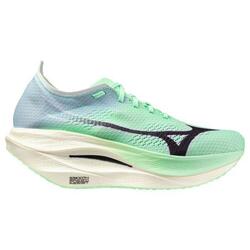 Chaussures Running Mizuno Wave Rebellion Pro 3 Vert Unisexe