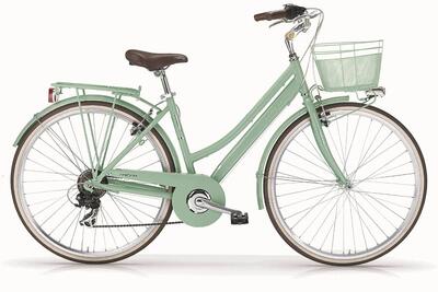 Trekkingfiets nieuwe boulevard woman 28" 18 versnellingen mint