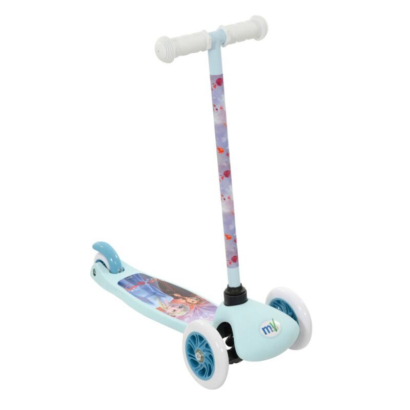 SCOOTER COM 2 RODAS DIANTEIRAS INCLINÁVEIS E GIRATÓRIAS FROZEN II 2/4