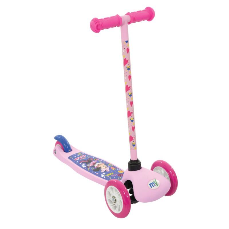 MINNIE SCOOTER COM 2 RODAS DIANTEIRAS INCLINÁVEIS E GIRATÓRIAS MINNIE 2/4