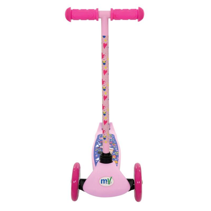 MINNIE SCOOTER COM 2 RODAS DIANTEIRAS INCLINÁVEIS E GIRATÓRIAS MINNIE 3/4