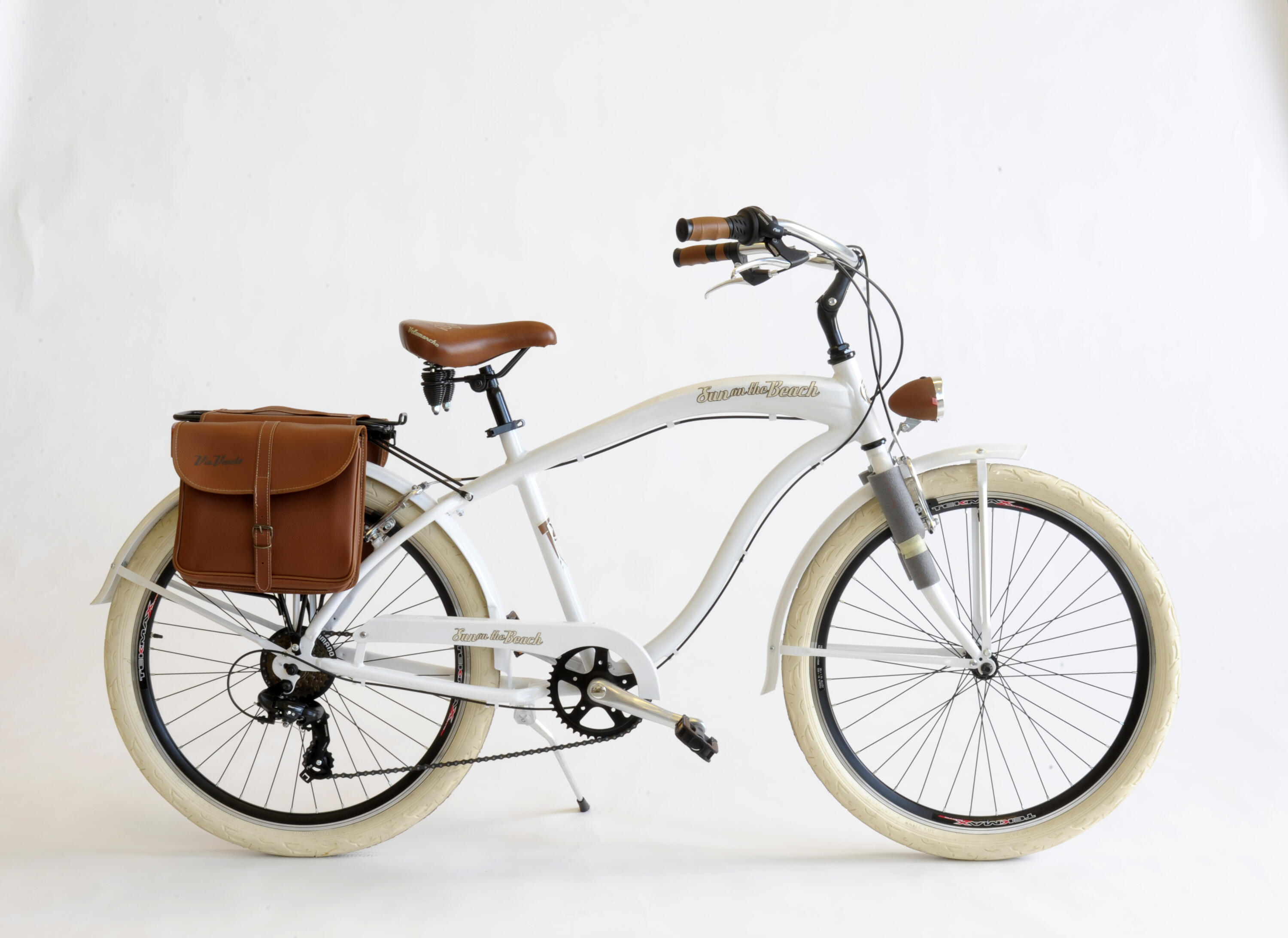 VELOMARCHE VELOMARCHE Cruiser 26 Zoll SUN ON THE BEACH Man white