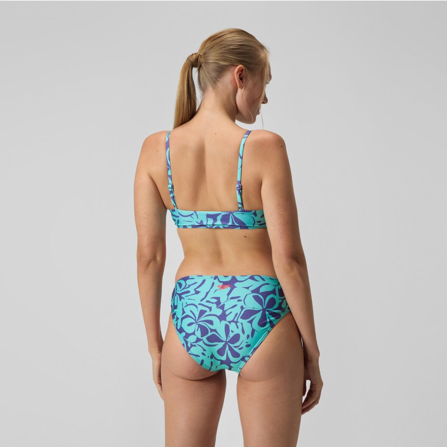 Speedo Printed Verstelbare Dunne Bandjes Tweedelig Badpak voor Dames 3/5