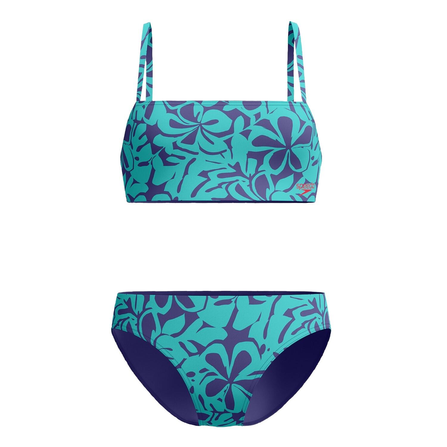 Strój pływacki dwuczęściowy damski Speedo Printed Adjustable Thinstrap