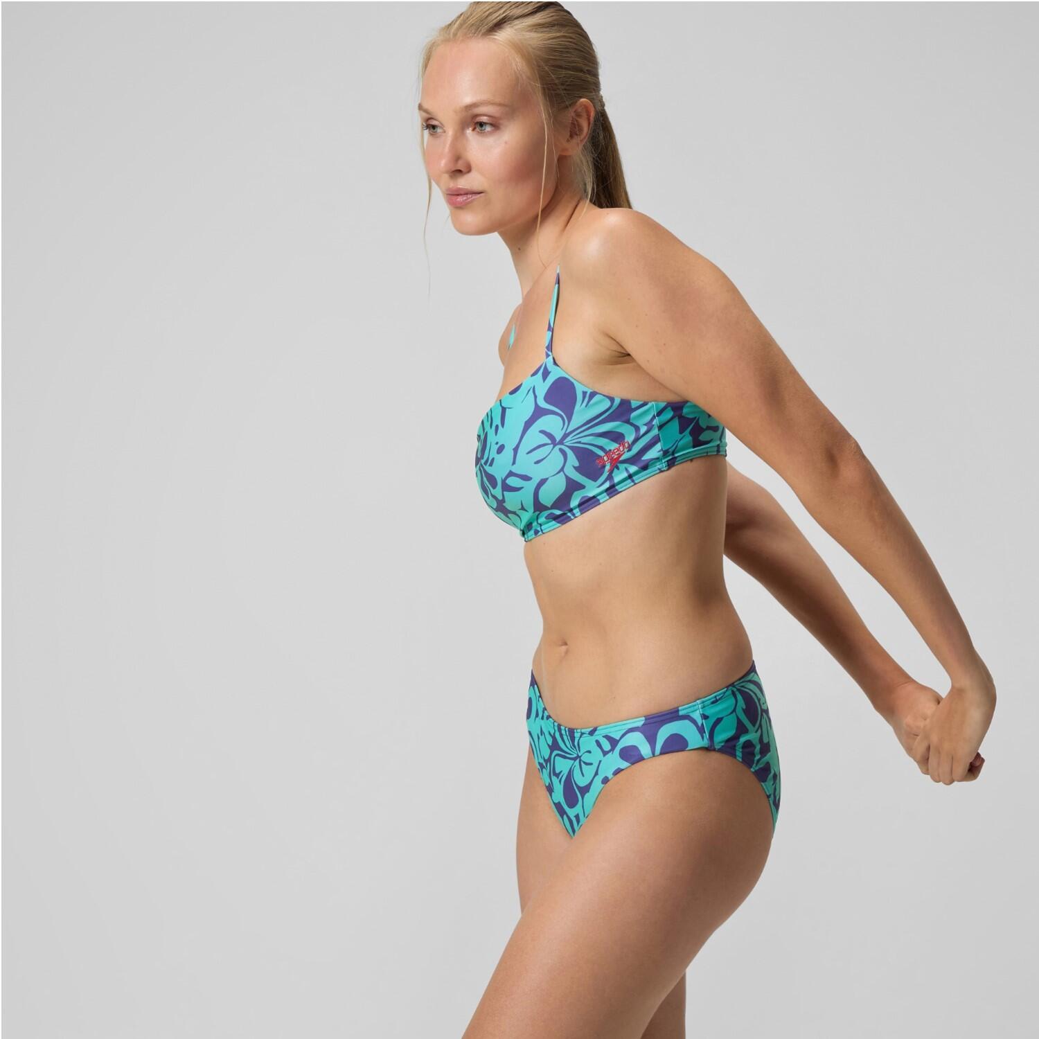 Speedo Printed Verstelbare Dunne Bandjes Tweedelig Badpak voor Dames 2/5