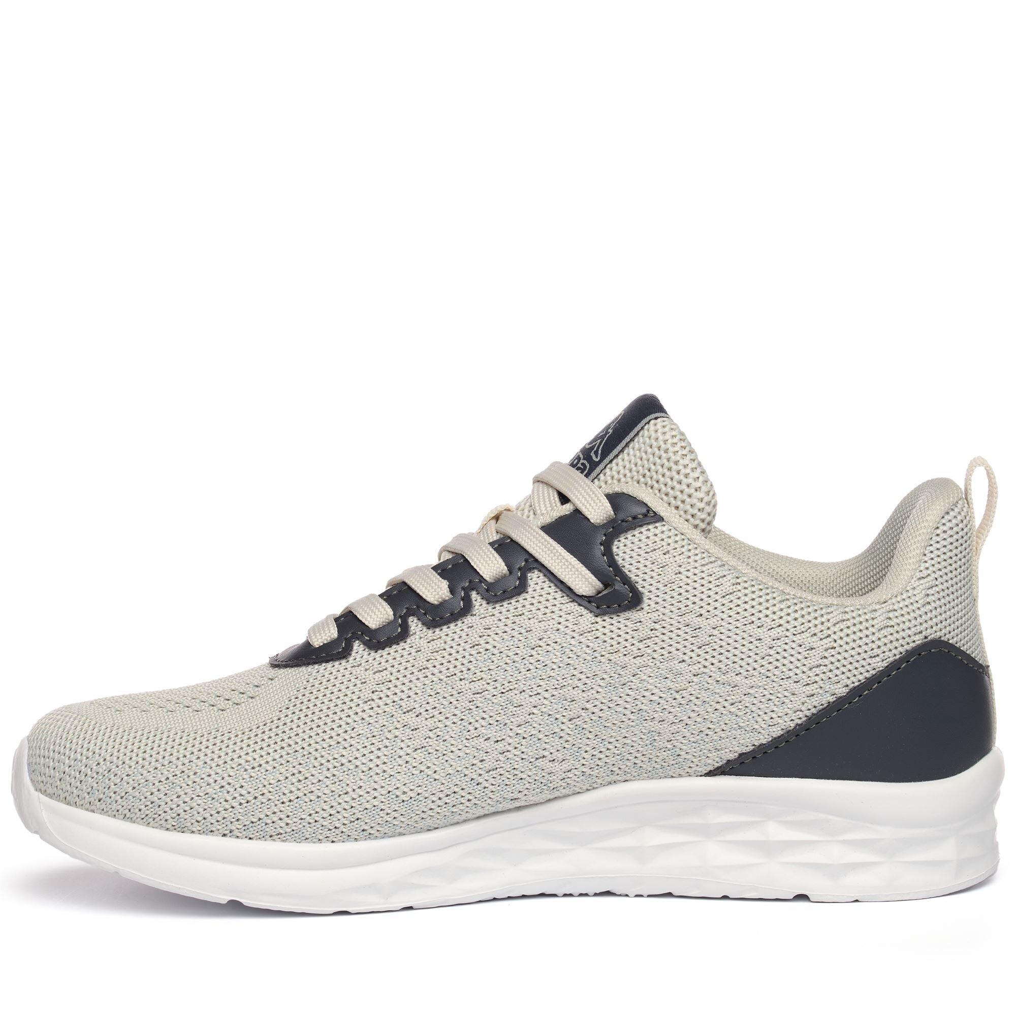 Sneakers bassa da uomo donna in poliestere grigio da fitness 4/7