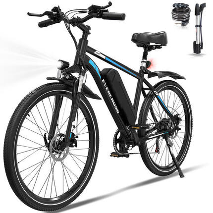 VTT Vélo Électrique 27,5"-Batterie 468Wh-7 Vitesses-Suspension&Freins-EK15