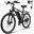 Bicicletă Electrică E-Bike 36V 10,4Ah 250W cu Suspensie Dublă - EVERCROSS EK15