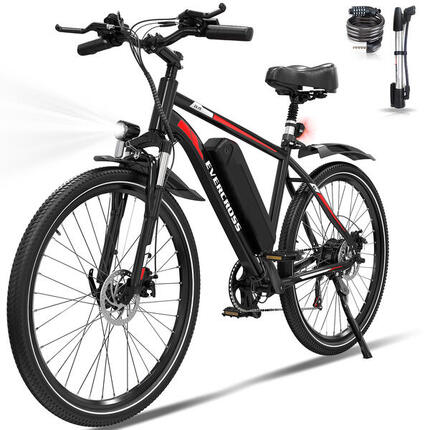VTT Vélo Électrique 27,5"-Batterie 468Wh-7 Vitesses-Suspension&Freins-EK15