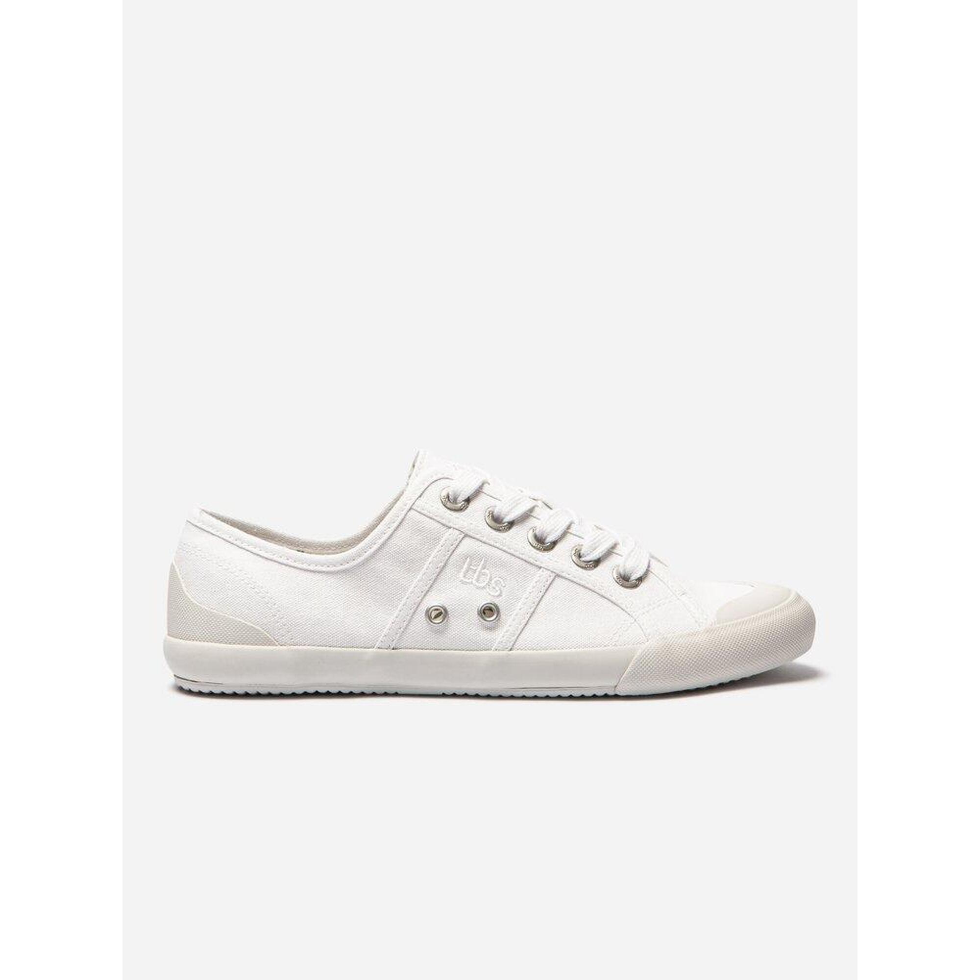 Tennis toile Femme - OPIACE Blanc