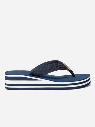 1973 Tongs femme GRANADA Marine/Blanc