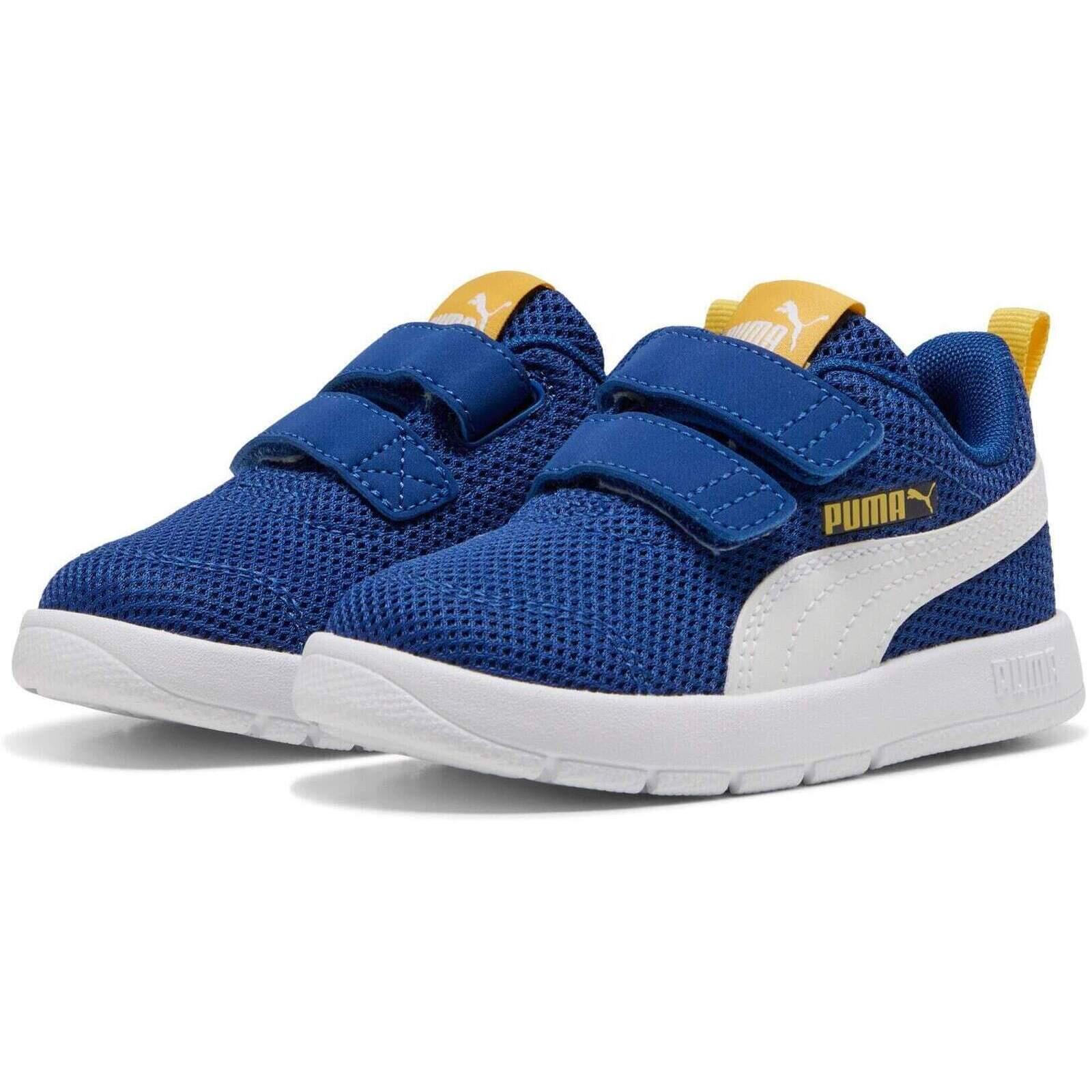 Baskets Puma Courtflex V3 Mesh Inf Clyde Royal-puma W, Bleu, Enfants 3/7