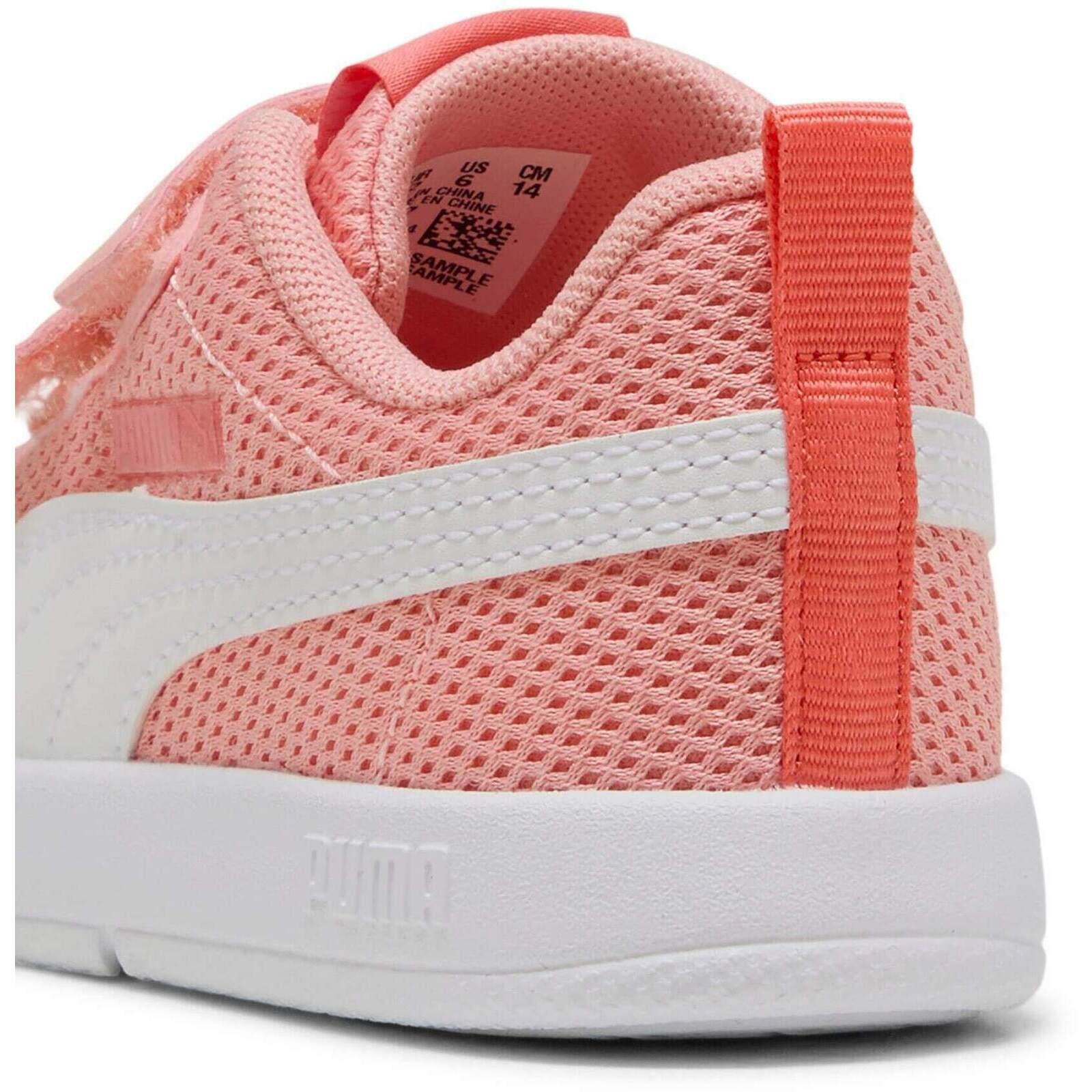Baskets Puma Courtflex V3 Mesh Inf Clyde Royal-puma W, Rose, Enfants 5/6