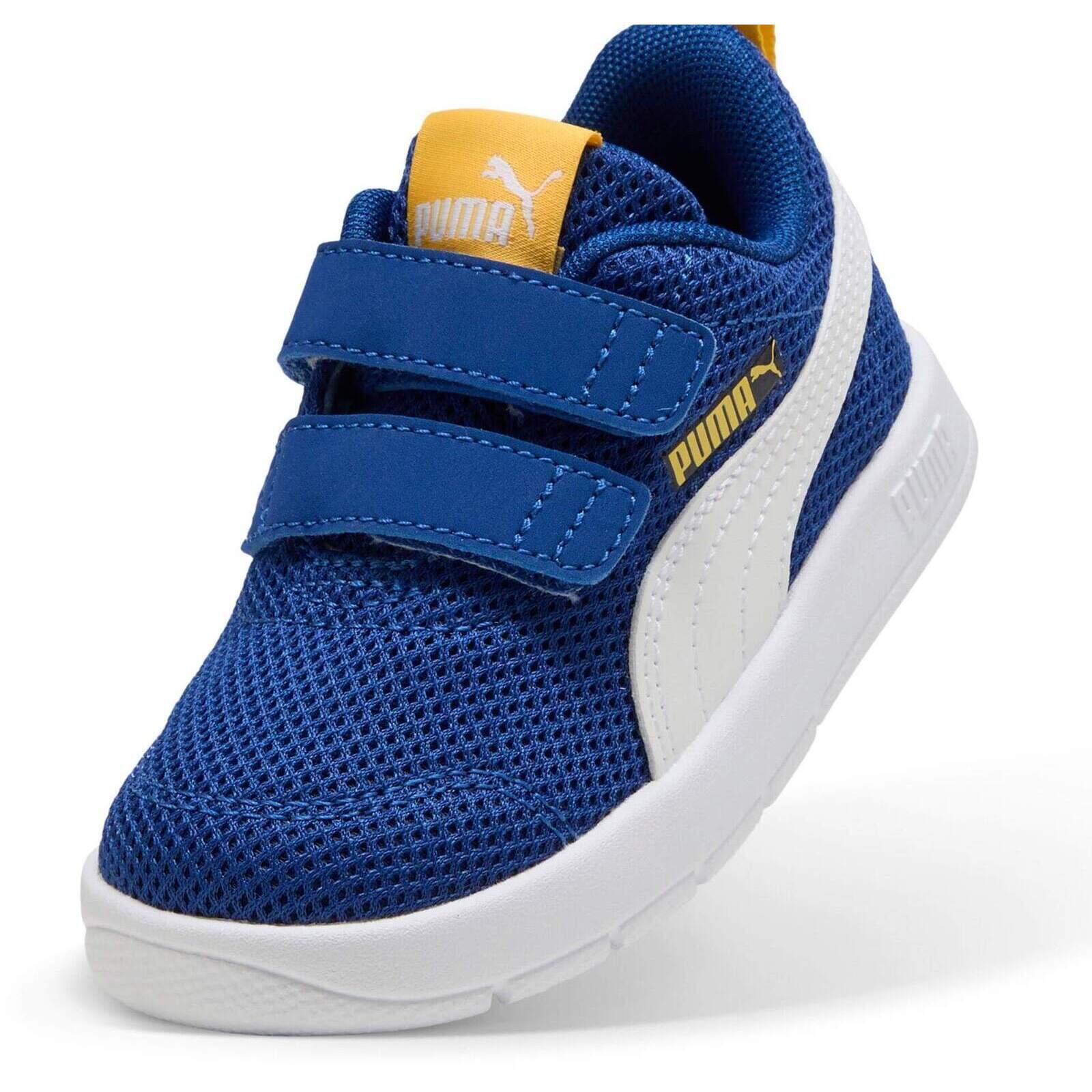 Baskets Puma Courtflex V3 Mesh Inf Clyde Royal-puma W, Bleu, Enfants 4/7