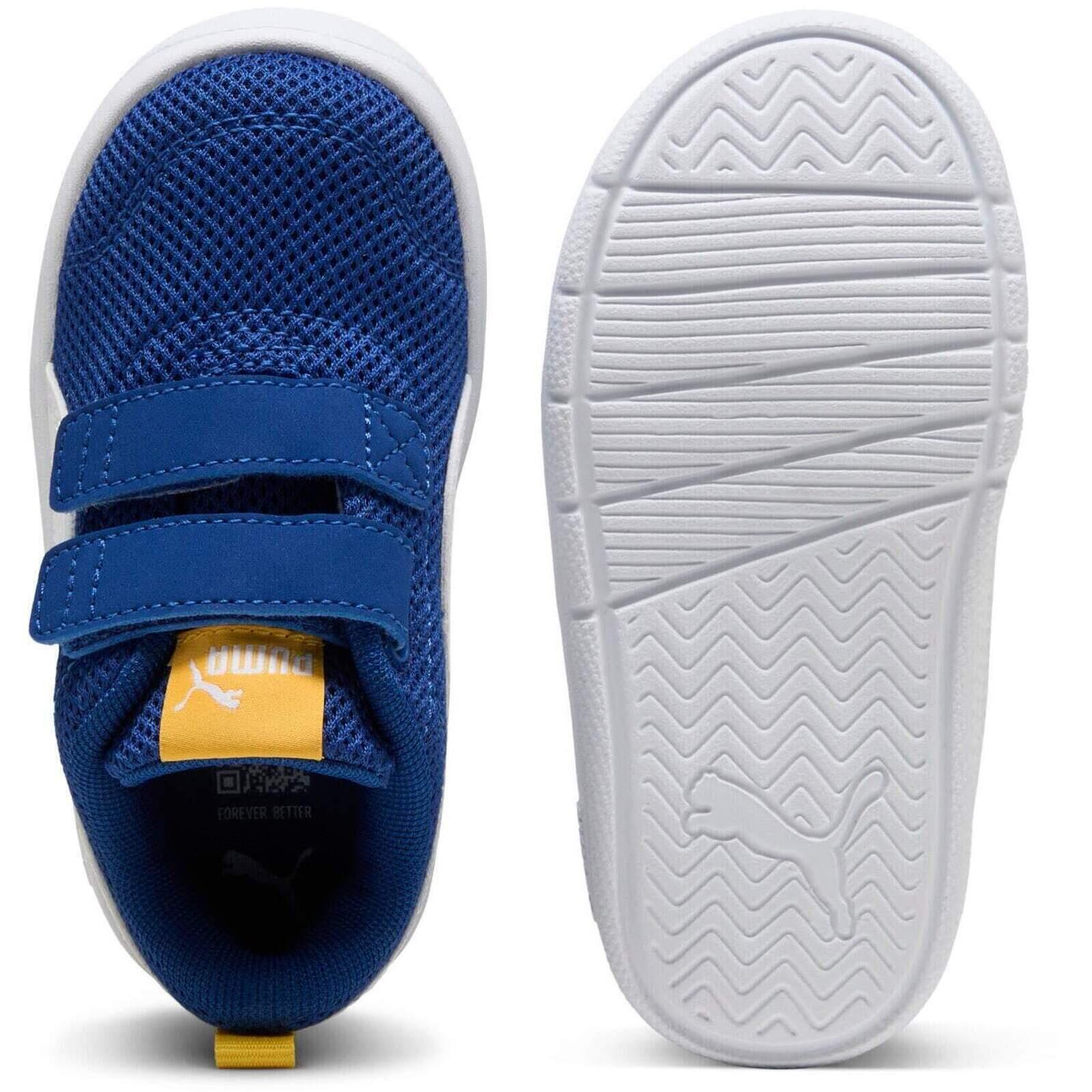 Baskets Puma Courtflex V3 Mesh Inf Clyde Royal-puma W, Bleu, Enfants 2/7