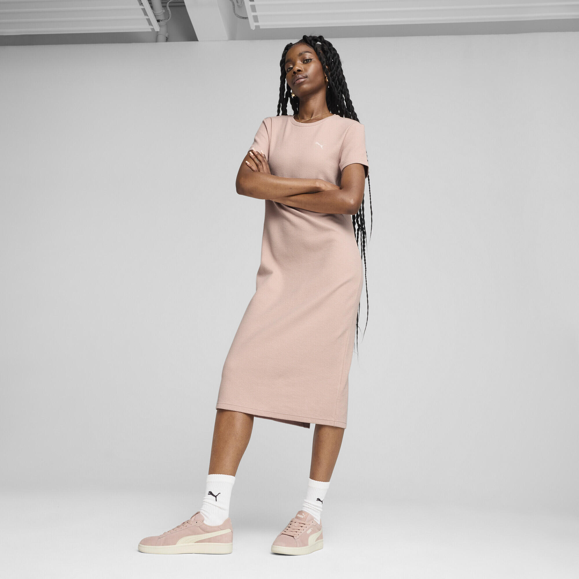 Vestito HER da donna PUMA Rose Quartz Pink 2/7