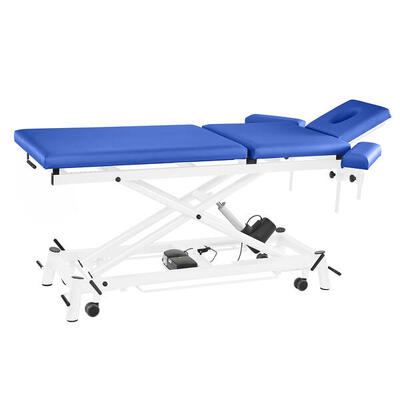 Elektrische Therapieliege Ecofresh 3.0. 80 cm. 3-teilig Anthrazit Weiß