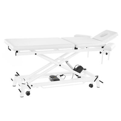Elektrische Therapieliege Ecofresh 3.0. 80 cm. 3-teilig Weiß Weiß
