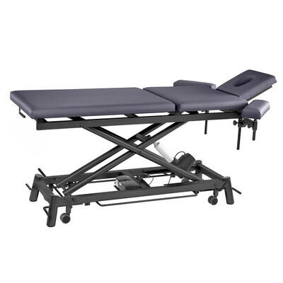 Elektrische Therapieliege Ecofresh 3.0. 80 cm. 3-teilig Anthrazit Anthrazit