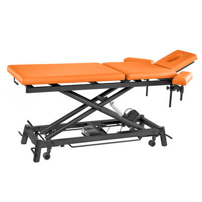 Elektrische Therapieliege Ecofresh 3.0. 80 cm. 3-teilig Apricot Anthrazit