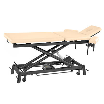 Elektrische Therapieliege Ecofresh 3.0. 80 cm. 3-teilig Elfenbein Anthrazit
