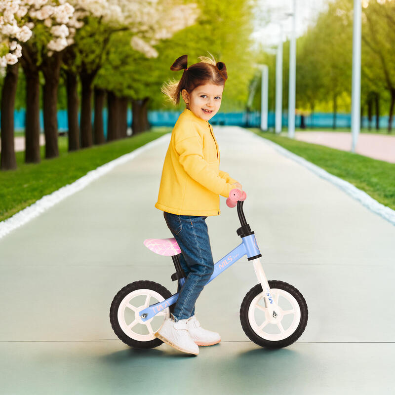 Bicicletă fără pedale/jucărie de călărit pentru copii Nils Fun RB134