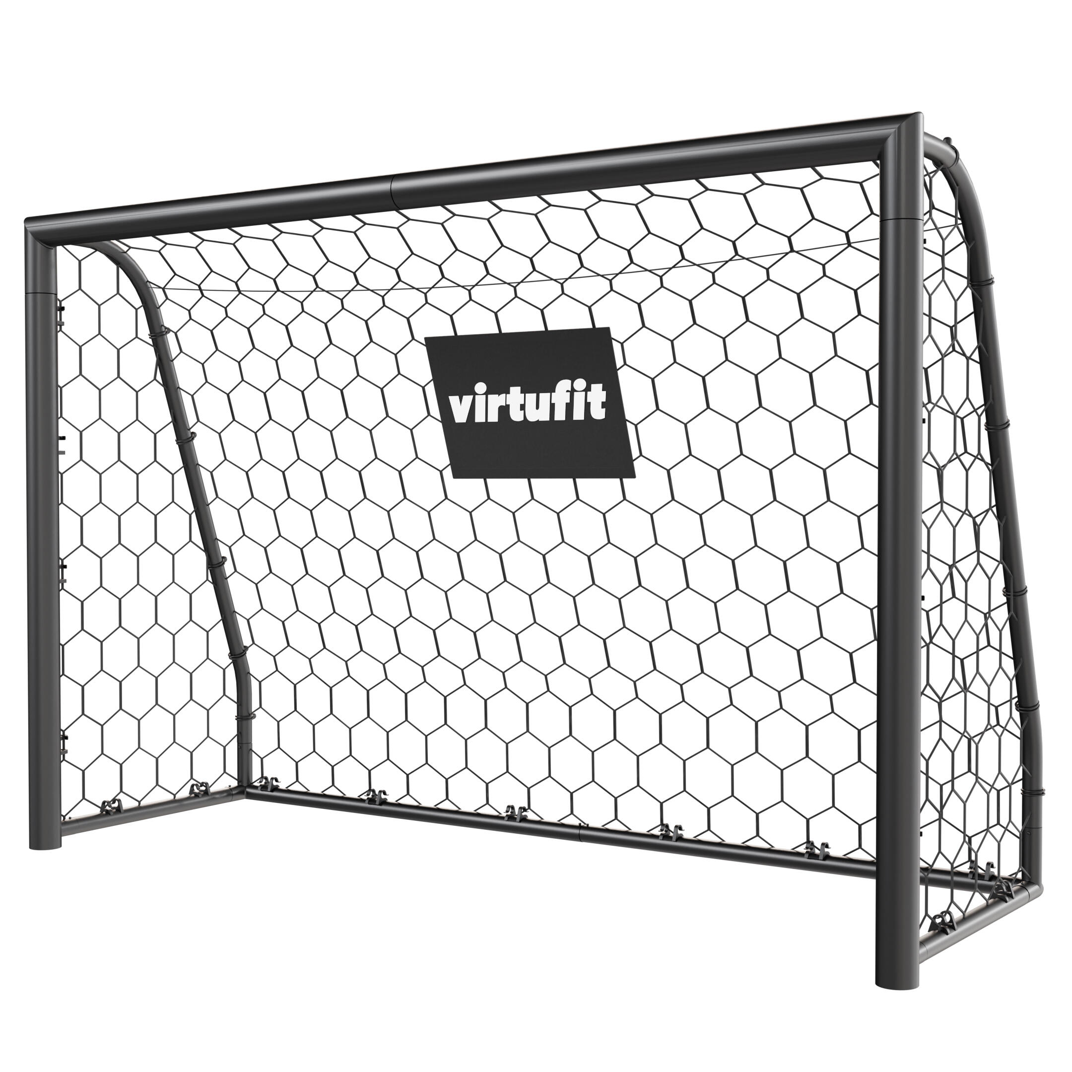 VIRTUFIT Voetbaldoel Premium - Heavy Duty Voetbal Goal - 180 x 120 x 60