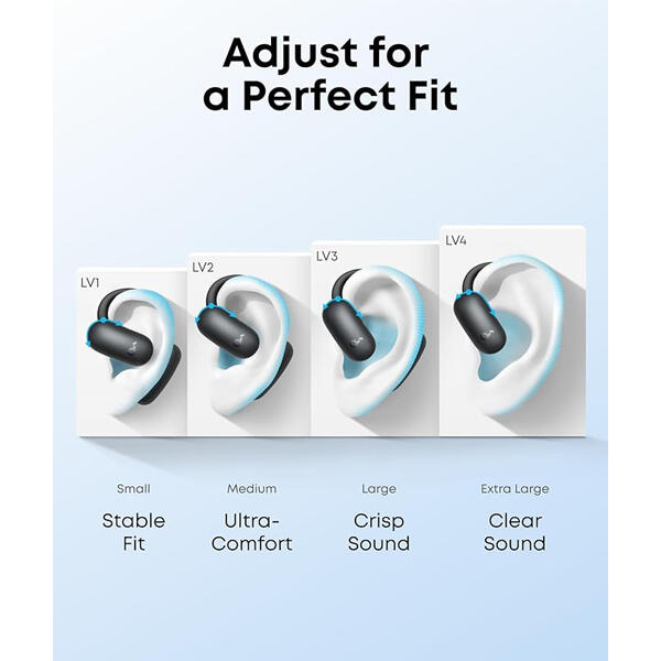 新品】保証書付 Anker Soundcore AeroFit2 ホワイト Soundcore AeroFit