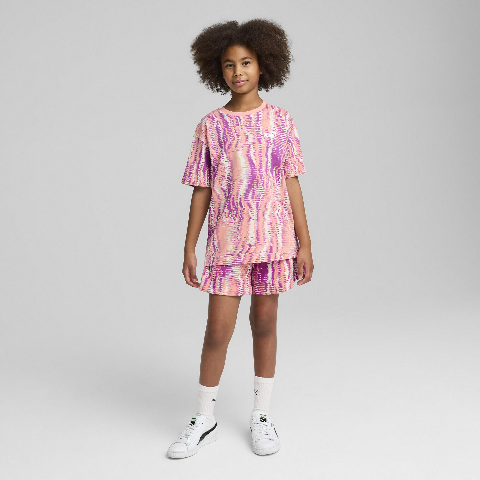 Shorts Essentials Nature 2.0 per ragazzi PUMA Pink Fruit 5/7