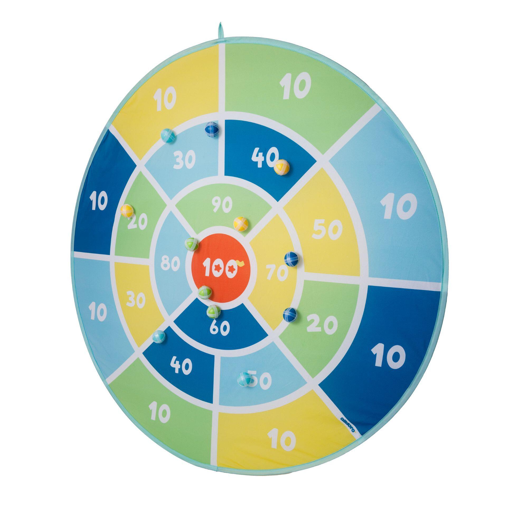 ALLDORO XXL Dartscheibe mit Klettbällen - Kinderdart 142 cm für Sport & Spiel