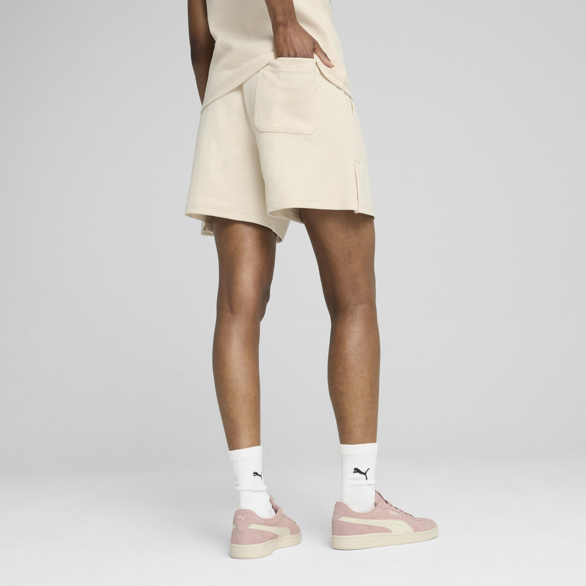 HER 5" short met hoge taille voor dames PUMA Alpine Snow White 3/7