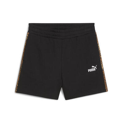 Essentials Graphic Animal 5" Shorts Damen PUMA Black